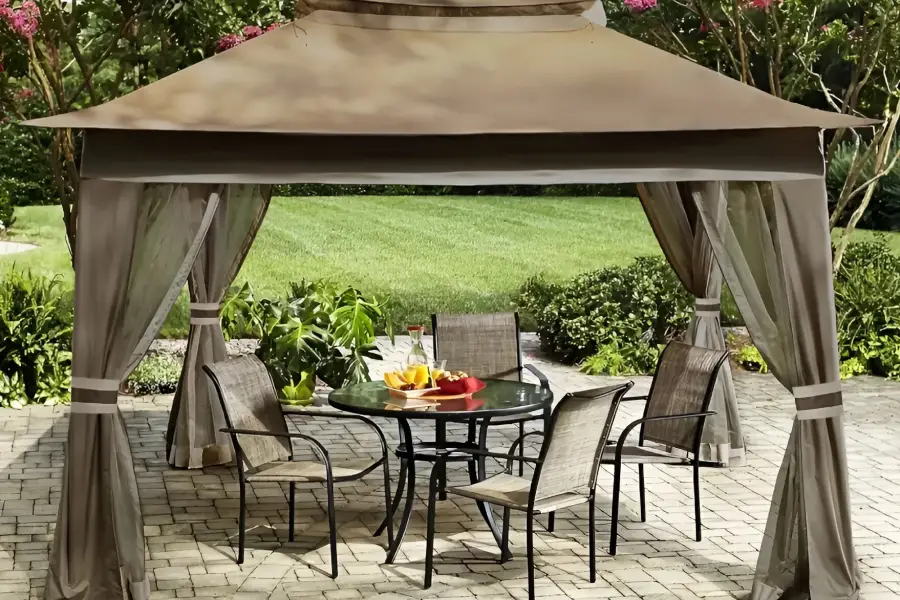 screened in pop up gazebo